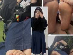 実寸も26.5cm！爆乳長拭?女激弱足裏くすぐり足くらべ！5分50秒