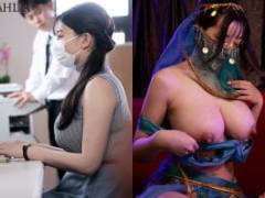 会社では地味な巨乳OLとおっパブで遭遇「内緒にしてくれるなら」と口止めフェベチオされて仕事中もしゃぶられる関係に… 朝海汐 - 1dldss402