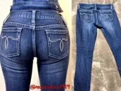 MOUSSYデニム❤️マウジー＆ジーンズフェチ❤️お尻ぶっかけ用動画