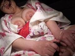 爆乳のおばさんがエロい　着替え→オモチャでイク