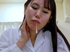 【巨大娘】巨大化した科南先生！保健室でサボっている生を体臭責め＆舌唾攻めからの、丸のみ懲罰！【帆志科南】