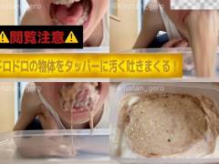【グロ注意】タッパーに盛大に吐いちゃった…