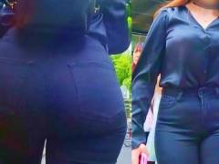 巨尻＆巨乳のダブルインパクトから目が離せないカンペキエロボディお姉さんに密着取材でございます。