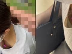 【OLさん胸ちら#31】2名分/予想外の隠れエロパイ「Ｙちゃん」とエロ乳首の中堅「Ｓさん」