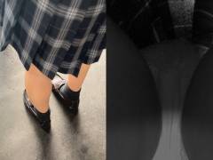 素人プレイ日記３０２TRAIN目蒸し暑い車内で抵抗出来ない女子の生態