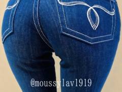 MOUSSYデニムのお尻