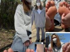 ギャル系長拭釤女25.5cm超ギリシャ型足裏くすぐりグーパー！5分20秒