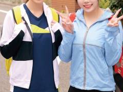 現役アスリート こころさん（水泳部・21歳）さくらさん（ソフトボール部・20歳）