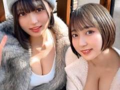 同窓会で再会しセフレ化したW巨乳同級生と朝っぱらから生パコ3P　ゆみ＆るか - simw008