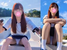 『ボートでデート38』街で見つけた無邪気な炉利素人さんのおパンツ撮影！【シーズン4-4】