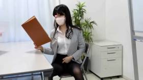 SS級美女！美人社員の誘惑見せつけ♡美乳揉みと食い込みパンツに大興奮♡【Ｍ字開脚/おっぱい】