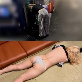 美巨乳＆美尻の完璧ボディギャルを緊急保護　弾力おっぱいとプリ尻を堪能　正常位からバックの連続挿入に漏れ続ける喘ぎ声